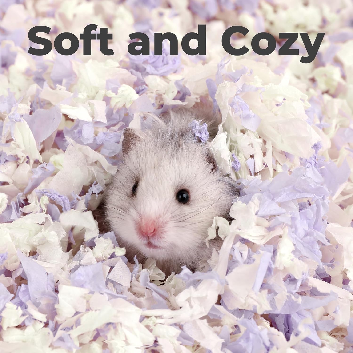 mini&moe Guinea Pig Bedding 50L: Dust-Free and Odor Control Moisture Absorbent Unscented Natural Paper Small Pet Bedding - for Hamsters,Guinea Pig, Chinchilla,Rabbits,Rat,Ferret, and Gerbil, 50 Liters - Image 5