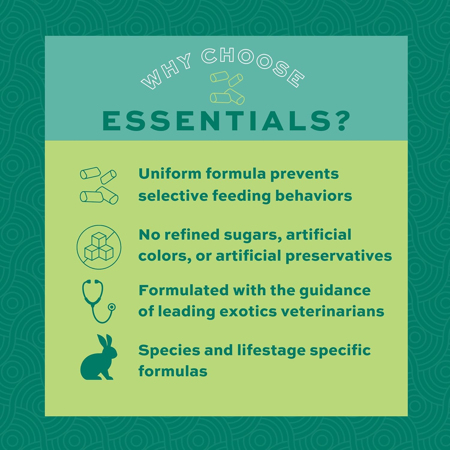 Oxbow Essentials Rabbit Food, Adult Rabbit, Made with Oxbow Timothy Hay, Pet Pellets with Vitamins & Minerals, Small Animal Pet Products, Bunny Supplies, Made in USA, Bunny Food, 5 lb - Image 5