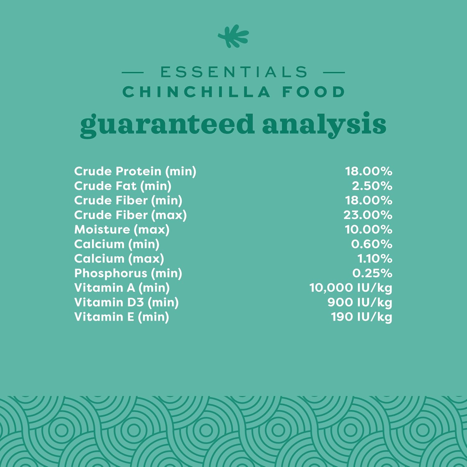 Oxbow Essentials Chinchilla Food, Made with Oxbow Alfalfa, Vitamin & Mineral Rich Food for Chinchillas, Small Animal Pet Pellets, Made in USA, High Fiber, 3 lb Bag - Image 8
