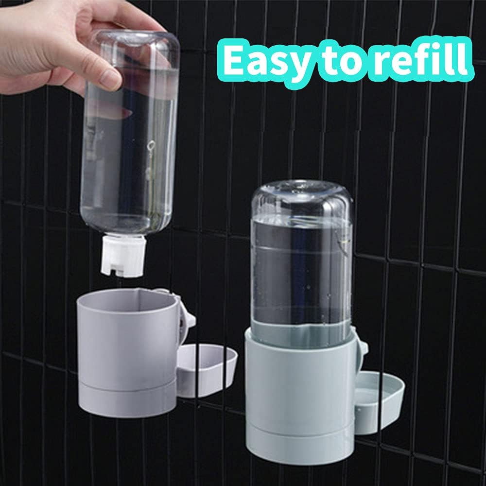 17oz No Leak Rabbit Waterer Feeder, No Drip Water Feeder Water Bowl for Guinea Pig Hamster Chinchilla Ferret Small Animal - Image 6