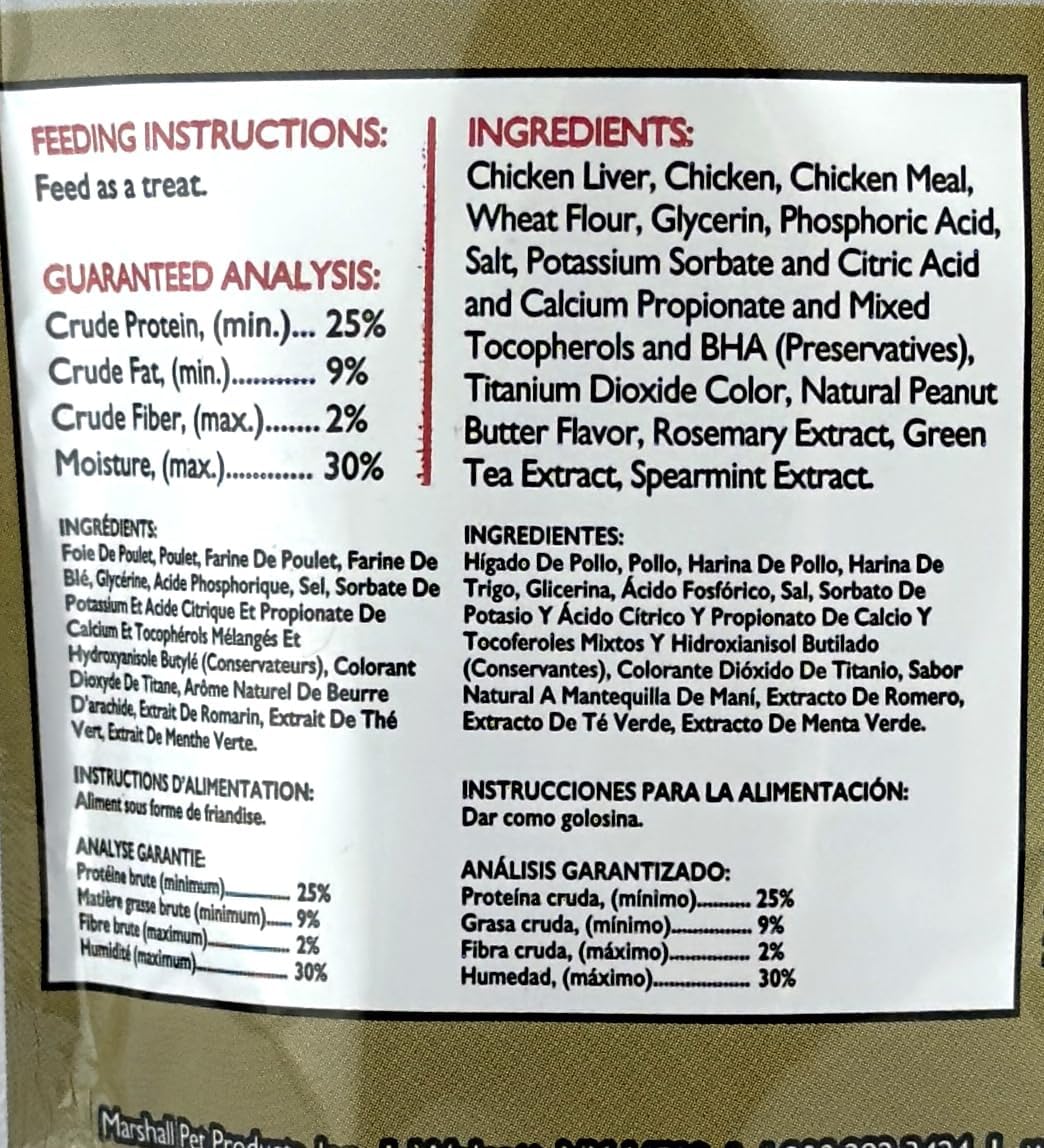 Marshall Bandits Premium Ferret Treats – Peanut Butter Flavor – 3 oz – Soft, Chewy Snacks for Training, Bonding & Daily Treating (Pack of 3) - Image 3