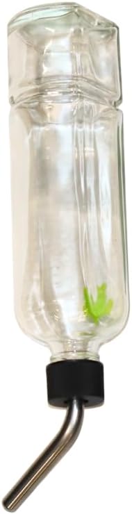 Lixit® Chew Proof Flat Sided Water Bottles for Rabbits, Ferrets, Rats, Birds, Hamsters, Guinea Pigs, Chinchillas Gerbils and Other Small Animals - Made in USA (Clear, 12 Ounce) - Image 4
