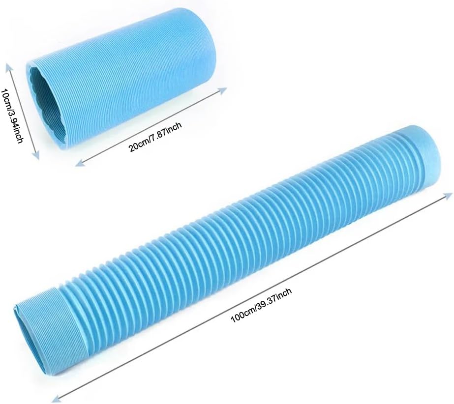 2 Pack Hamster Tunnel Ferrets Fun Tunnels Foldable Exercising Training Tubes Hideout Pipe Toy for Guinea Pigs Chinchillas Gerbils Mouse Rabbit Small Animal Pet Rats - Image 4