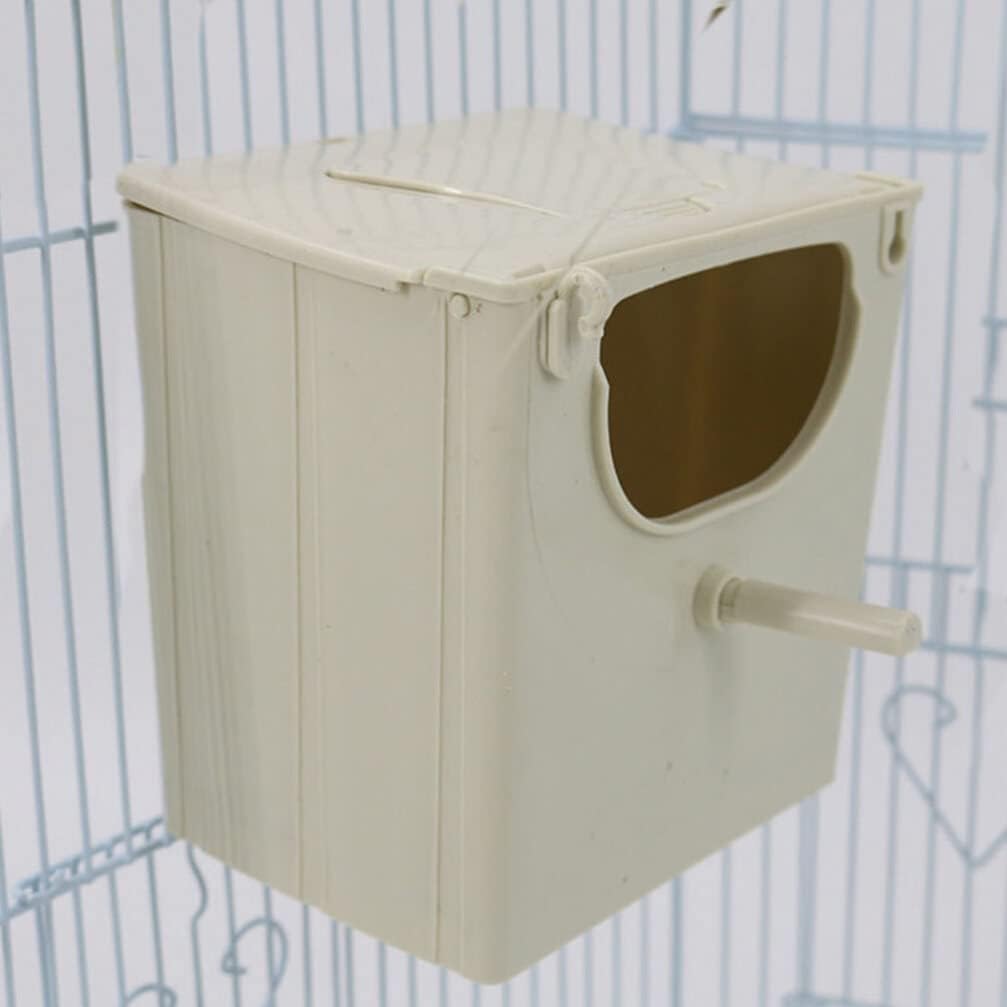 Alipis Bird Breeding Box 3-Pack Hanging Plastic Nesting Box for Parakeets Finches Indoor Outdoor Garden Bird Nesting House - Image 6