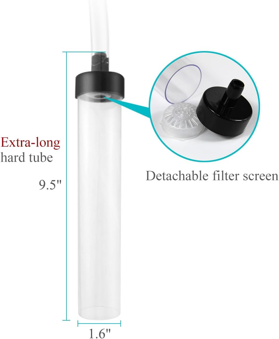 Laifoo 5ft Aquarium Siphon Vacuum Cleaner for Fish Tank Cleaning Gravel & Sand - Image 3