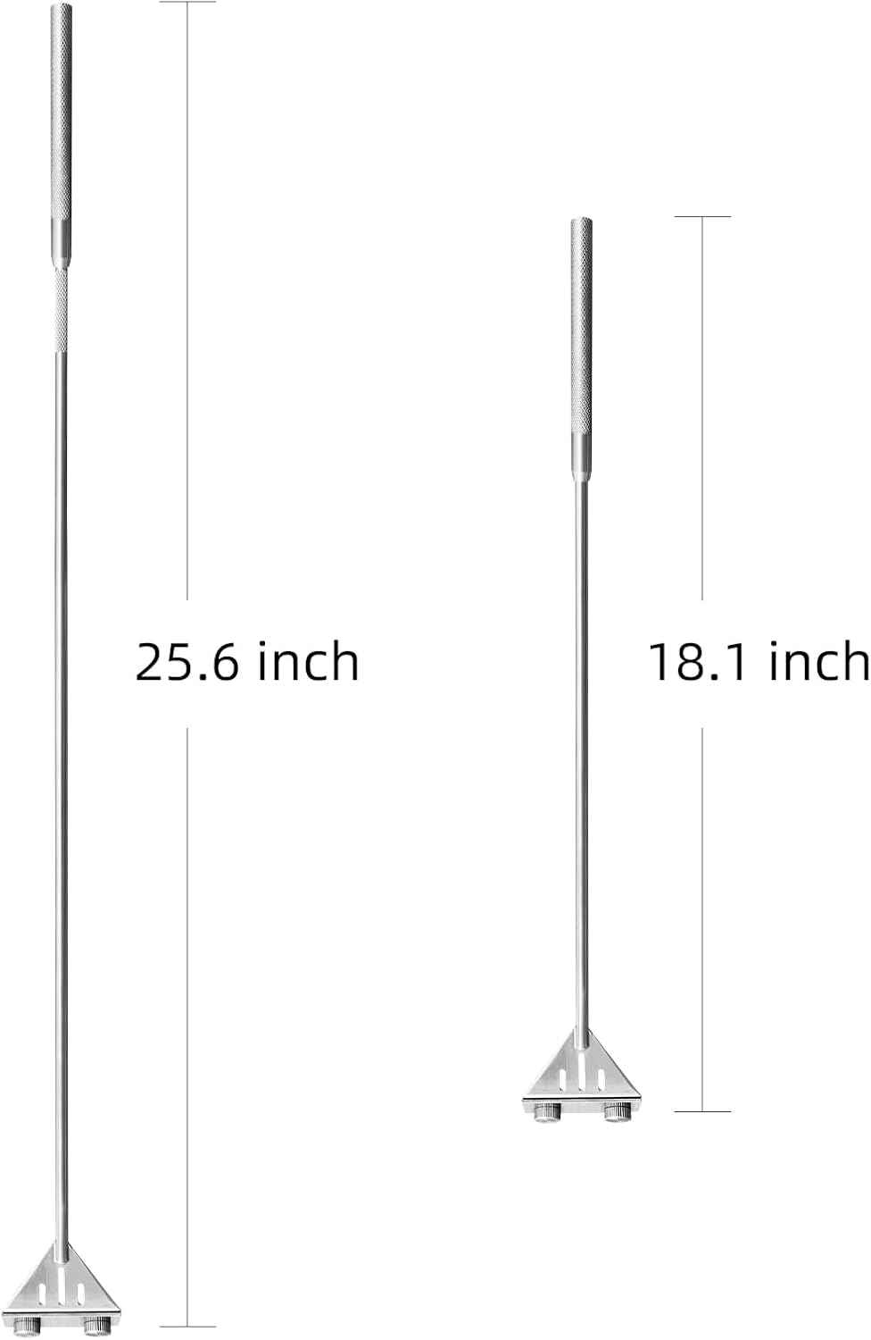 Kirecoo Algae Scraper for Glass Aquariums, 25.6" Fish Tank Cleaner, Stainless Steel Algae Scraper for Fish Tank with 10 Blades, Aquarium Glass Cleaning Tools, Cleaning Accessories - Image 2