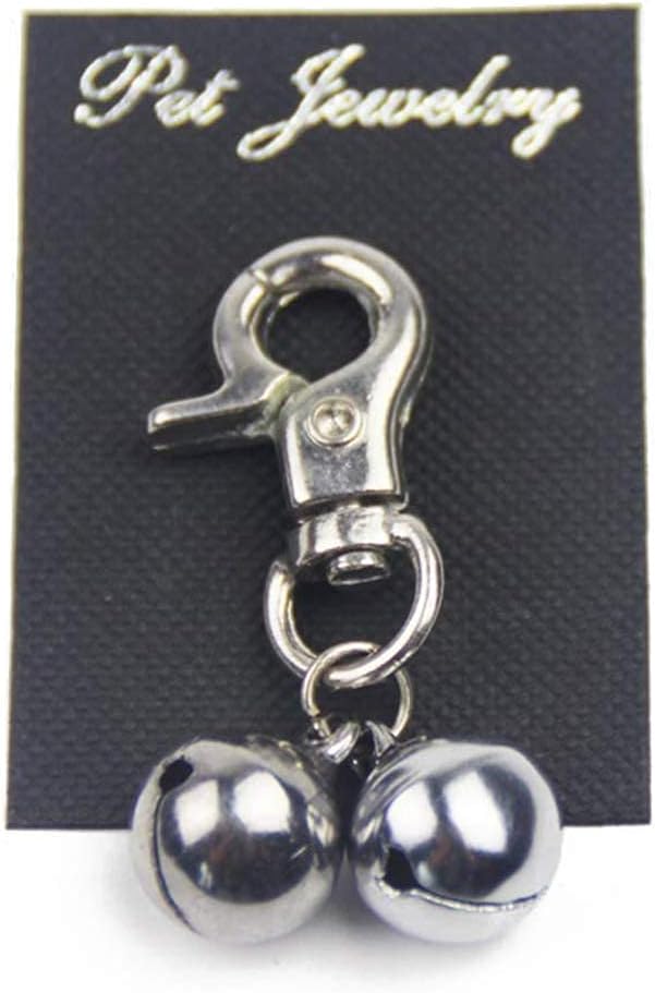 EXPAWLORER Cat Bell 2 Pack - Cat Collar Accessories Bells Loud with Claw Buckle, Pet Jingle Charm Ornament Training Pendant Jewelry, Tracker for Saving Birds, Neck Decoration for Dogs Kitten, Silver | Pet Bell Jingle Collar Charm Ornament Training Pendant Jewelry with Buckle, Loud Tracker for Saving Birds, Silver - Image 5