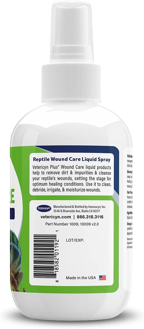 Vetericyn Plus Reptile Wound Care Spray | Reptile Skin Repair, Help Care for Reptile Wounds, Including Scale Rot, Lamp Burns, and Shedding. 3 Ounces - Image 3