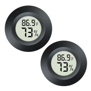 JEDEW 2 Pack Hygrometer Thermometer...
