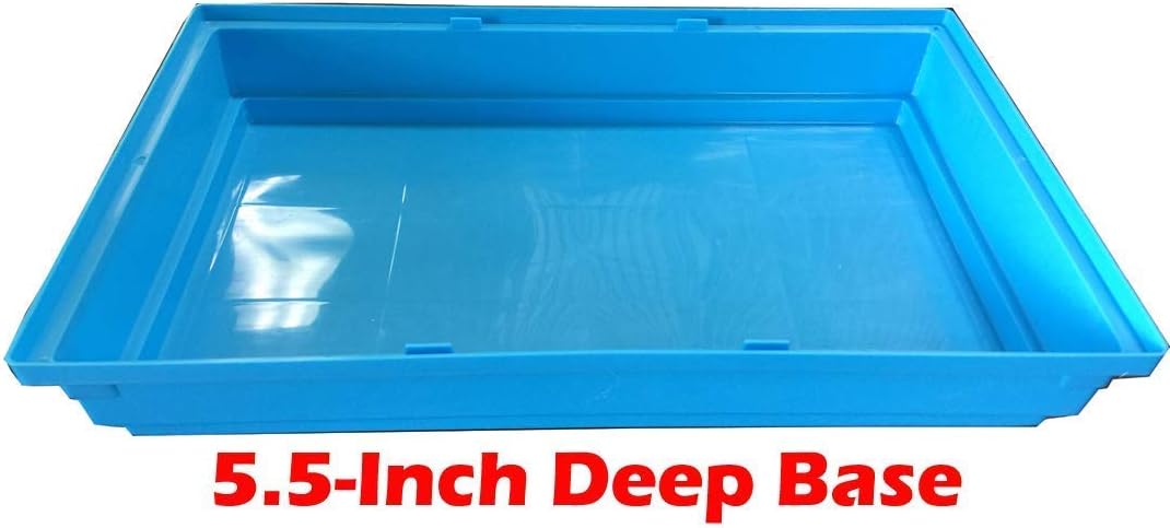 EXTRA LARGE 23" Habitat Hamster Rodent Gerbil Mouse Mice Rat Wire Cage Long Crossing Tube & Deep Tray Expandable and Customizable Hide House Excerise Running Wheel Water Bottle Food Dish - Image 5