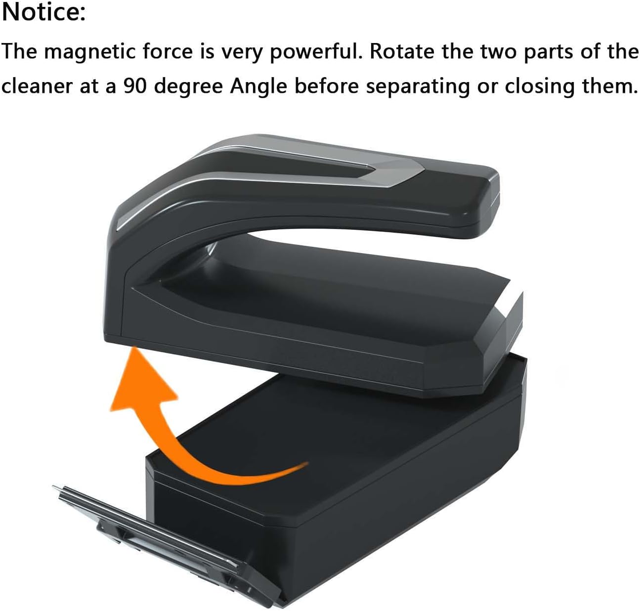 Carefree Fish Aquarium Super Powerful Magnetic Cleaner with 4 Algae Scrapers for Glass Fish Tank Magnet Brush Floating S+(Plus) - Image 5