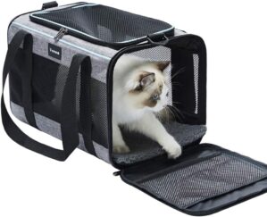 Vceoa 17.5x11x11 Inches Cat, Dog Ca...
