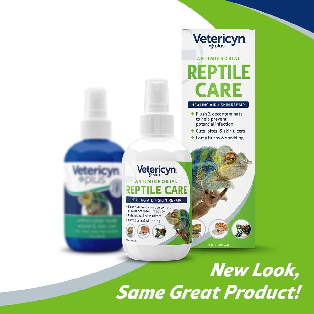 Vetericyn Plus Reptile Wound Care Spray | Reptile Skin Repair, Help Care for Reptile Wounds, Including Scale Rot, Lamp Burns, and Shedding. 3 Ounces - Image 5