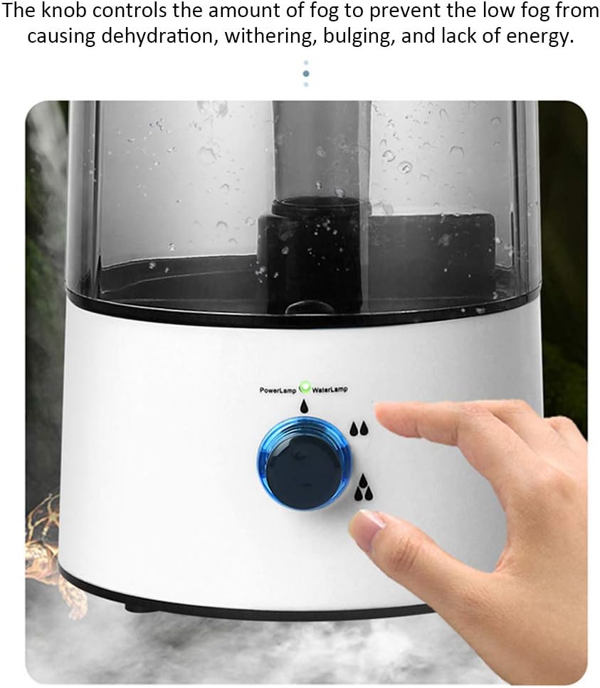 iayokocc Reptile Humidifier Reptile Fogger with Extension Hose, Automatic Terrarium Fogger for Lizard Tortoise Amphibians (US Plug) - Image 3