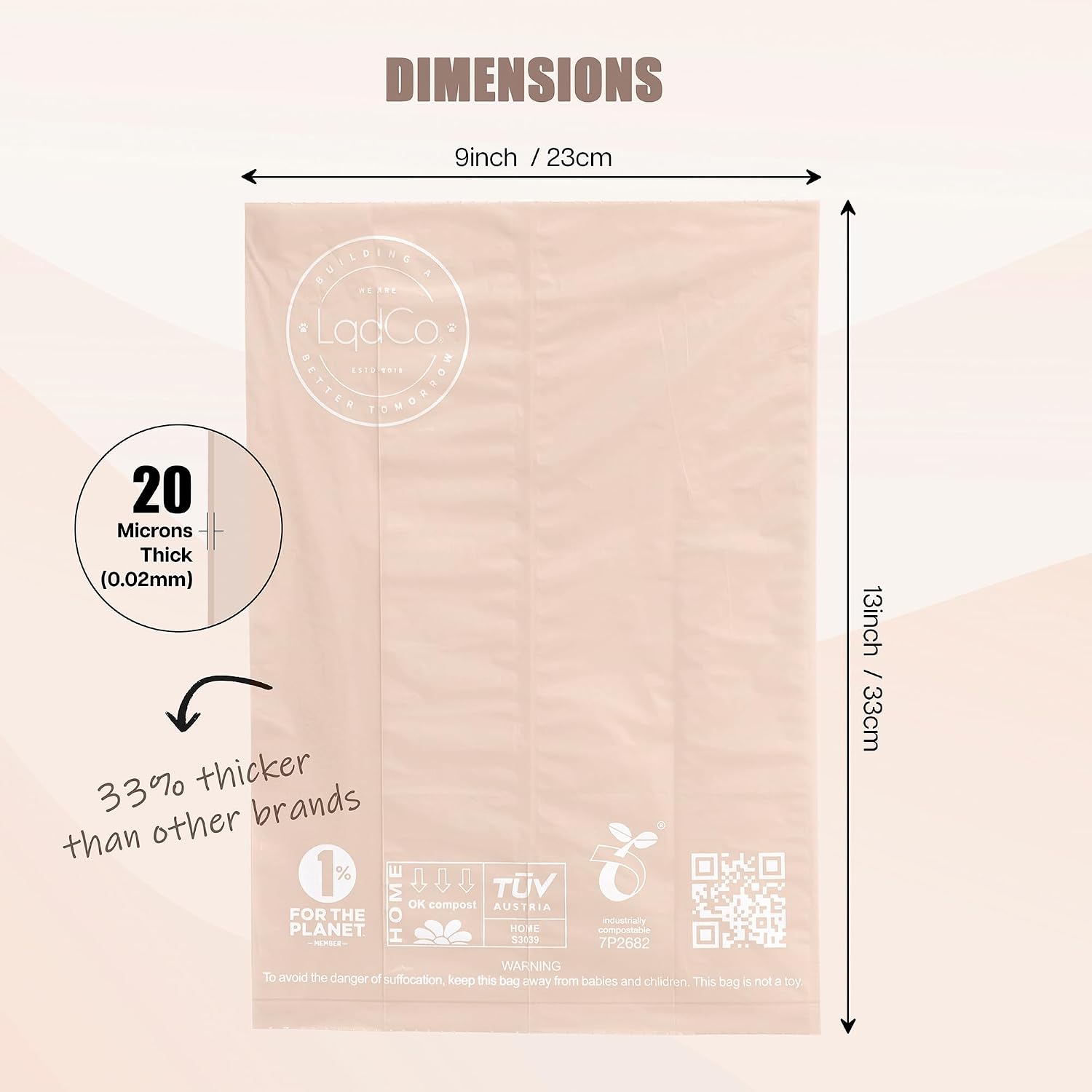 Bio-Based Dog Poop Bags, Silky Soft & Leak-Proof, Lavender-Scented, Made from Cornstarch 16 Rolls, 240 Bags - Image 8