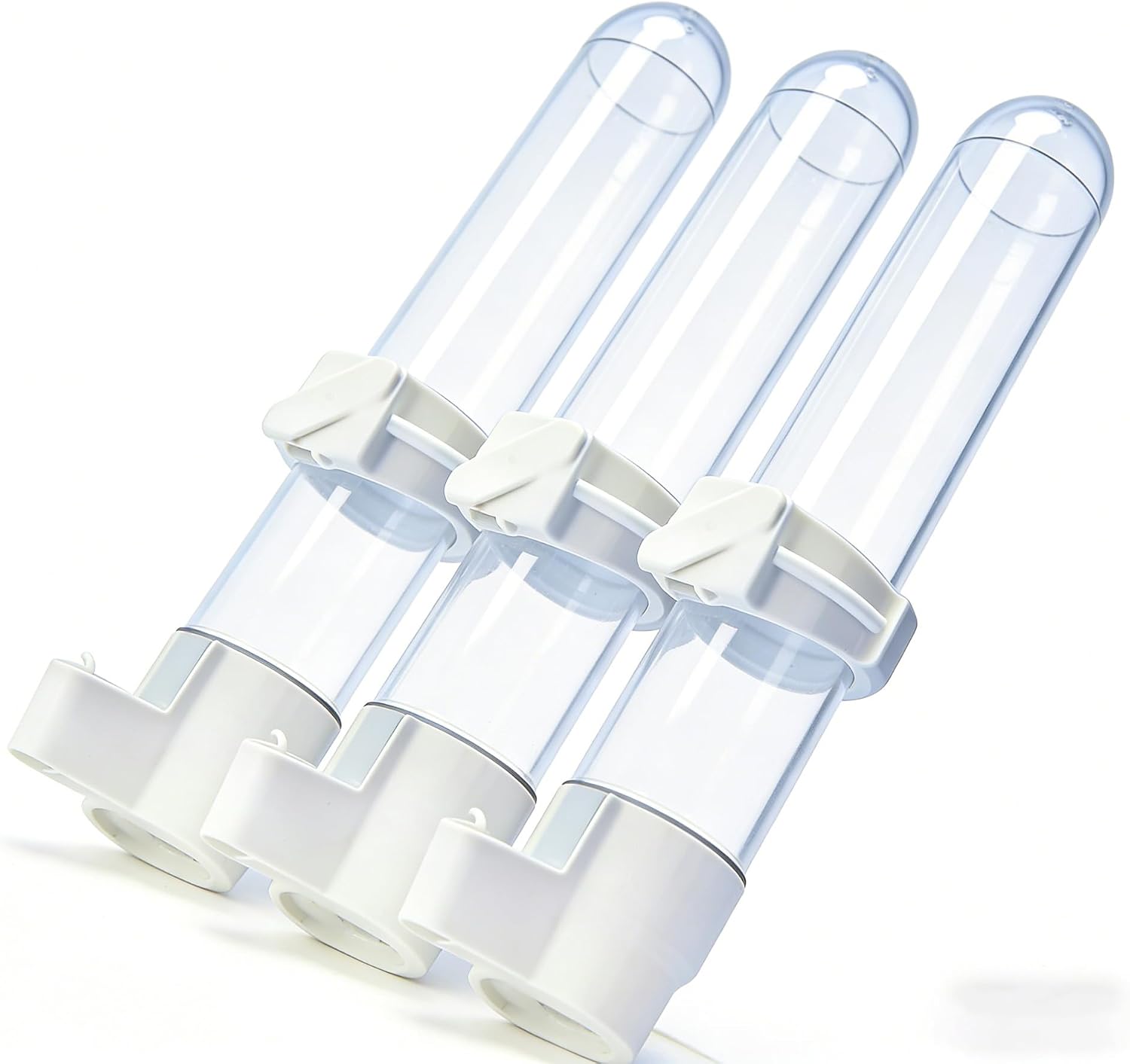 Automatic Bird Water Dispenser Cage Hanging Water Feeder with Anti-Spill Design for Parakeet Canary Small Parrot Lovebirds (3PCS 120ml Water Dispenser) - Image 5