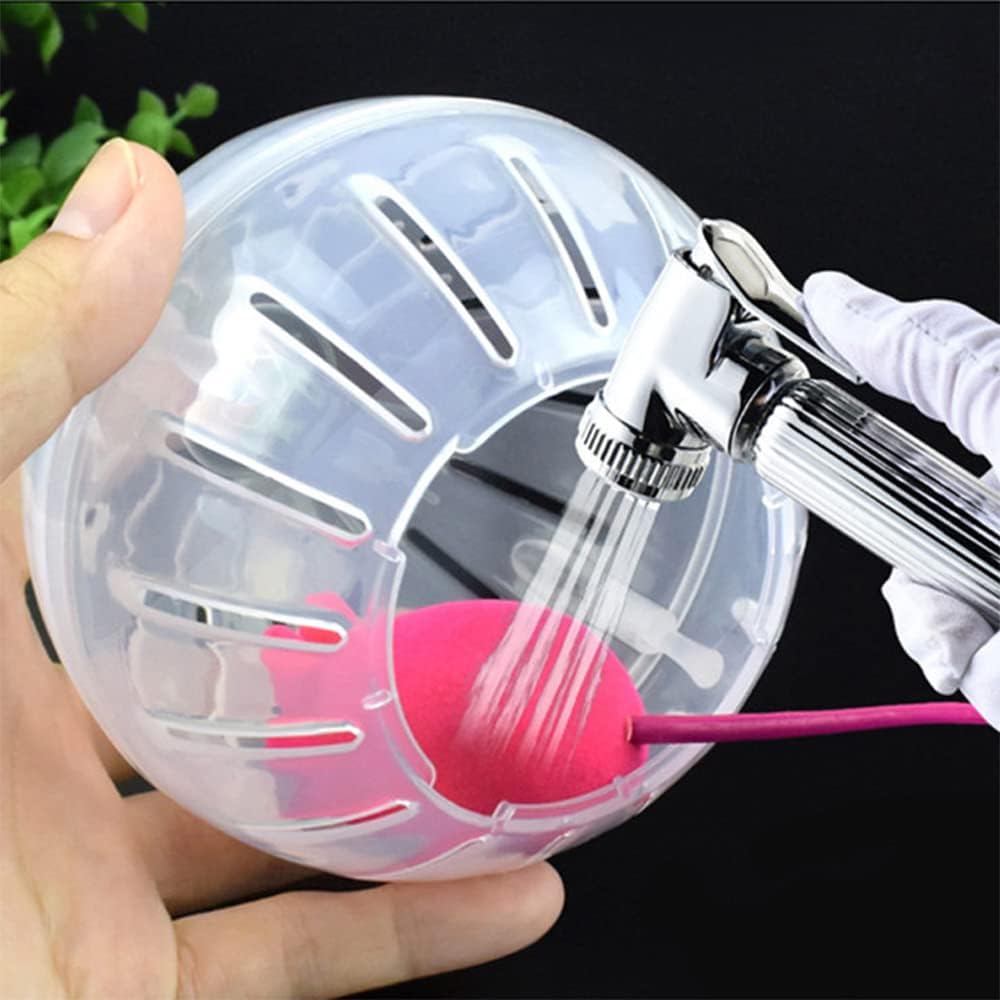 Hamster Exercise Ball Silent Hamster Wheel Small Animals Transparent Ball for Dwar Rat Relieves Boredom and Increases Activity (4.8 inch, Clear) - Image 3