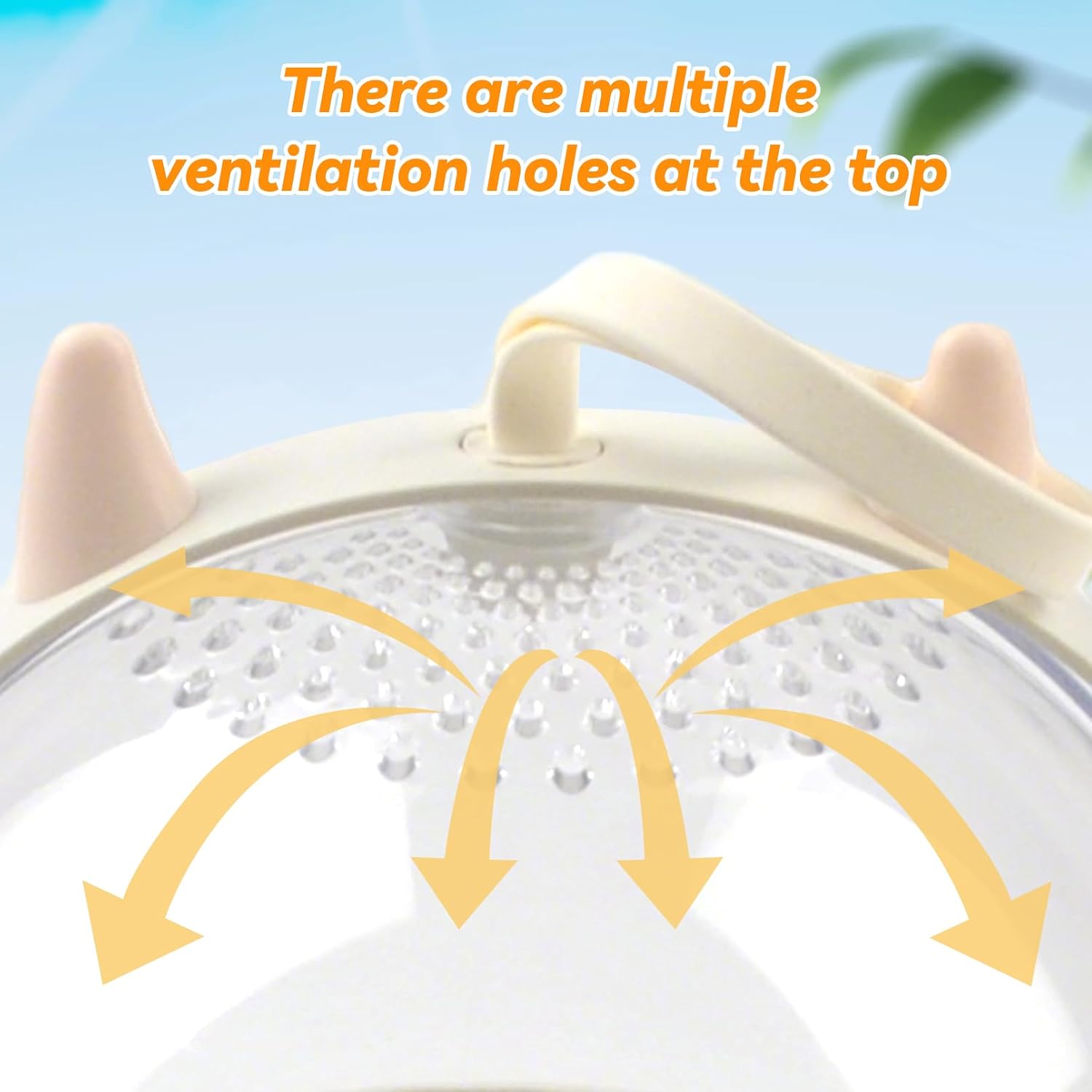 Hamster Portable Cage Travel Case,Hamster Carrying Cage High Permeability Guinea Pig Travel Cage with Water Bottle Travel Carrier for Gerbils Mice Guinea Pigs Sugar Glider(White) - Image 6