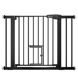 COMOMY Auto Close Pet Gate with Cat...