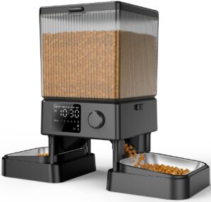 oneisall Automatic Cat Feeder for 2...