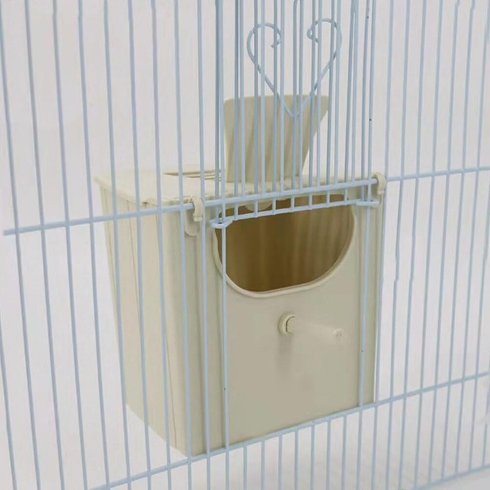 Alipis Bird Breeding Box 3-Pack Hanging Plastic Nesting Box for Parakeets Finches Indoor Outdoor Garden Bird Nesting House - Image 2