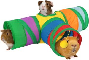 Rypet Guinea Pig Tunnel 3 Way Colla...