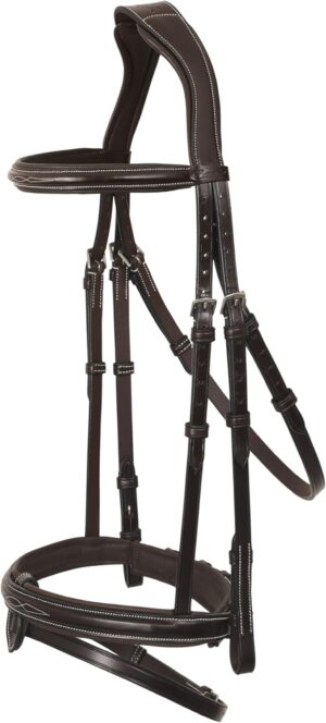 Anatomical Snaffle Jumping Bridle f...