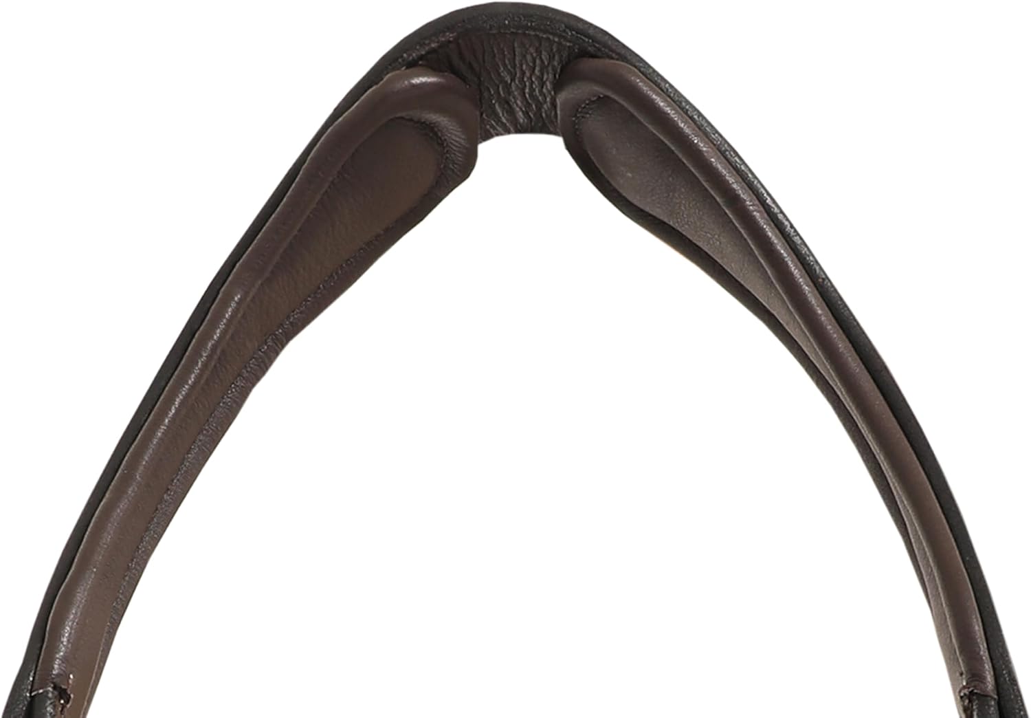 Exion Nova Hackamore Bridle – Anatomical Bitless Horse Bridle with Rubber Reins – Padded Anti-Pressure Crownpiece – Vegetable-Tanned Leather Bitless Bridle for Jumping & Training - Image 6