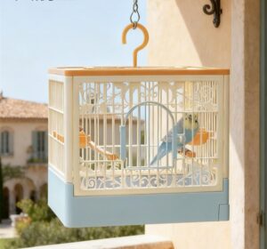 Portable Foldable Bird Cage –...