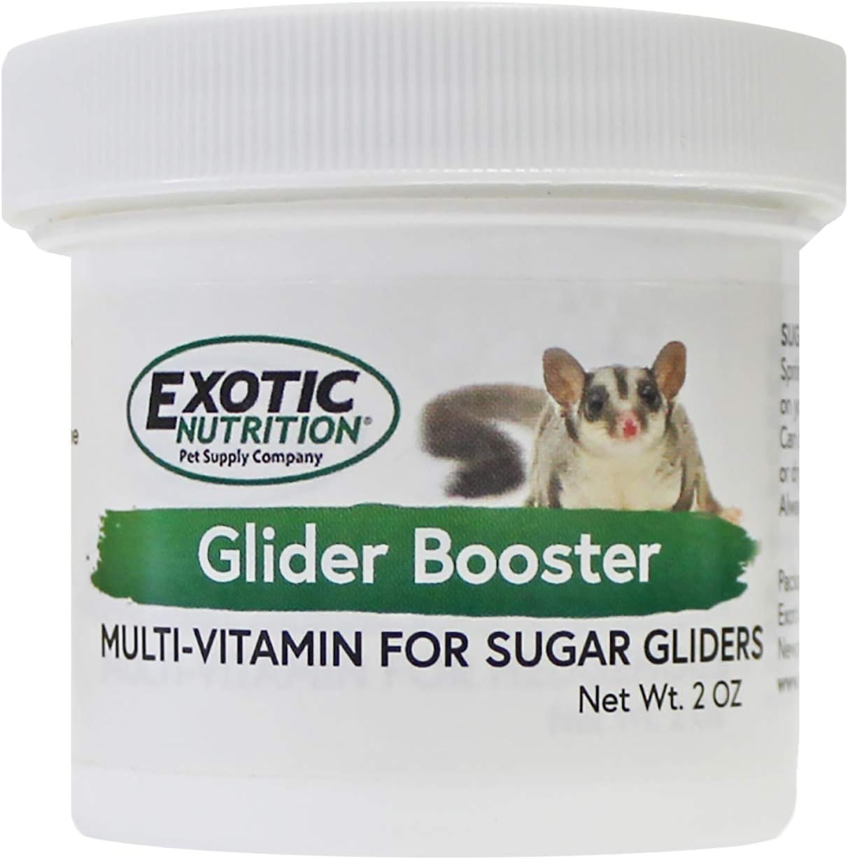 Glider Booster (2 oz.) - Complete Multivitamin - Powdered Vitamin & Mineral Supplement for Pet Sugar Gliders - Image 2