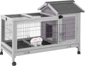 Wooden Rabbit Hutch Indoor and Outd...
