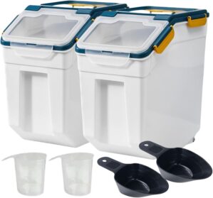 Saim 50 lbs Rice & Flour Stora...