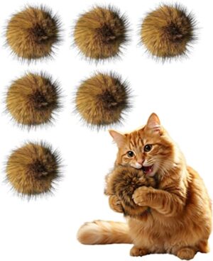 Cat Toy Faux Rabbit Fur Ball,2026 N...