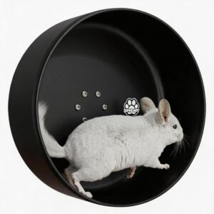 15″ Silent Chinchilla Running...