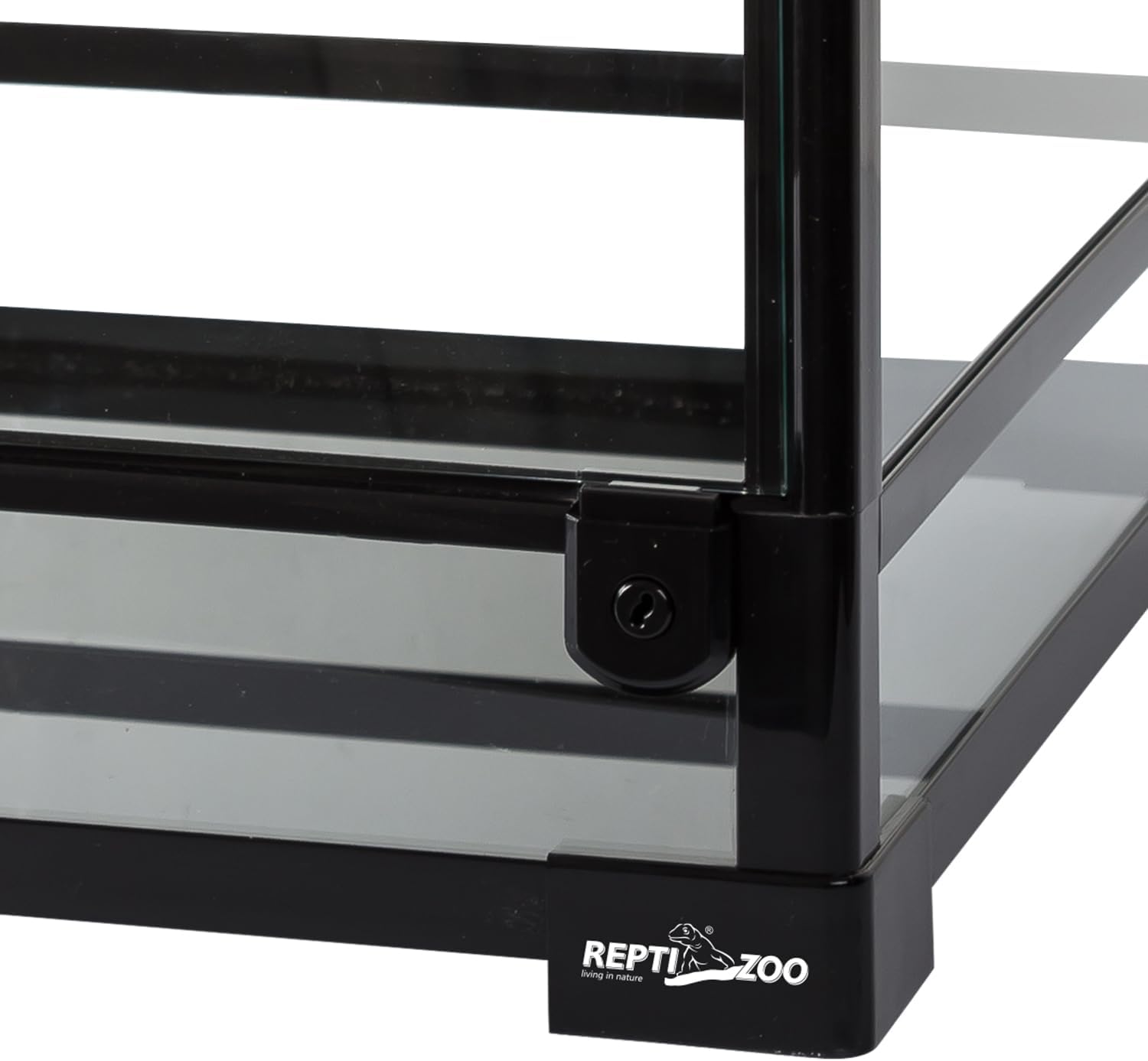 REPTI ZOO Amphibian Habitat Tank 10 Gallon, Full Vision Glass Reptile Terrarium 12" x 12" x 18", Vertical Reptile Tank with Deep Base & Top Screen Ventilation - Image 5