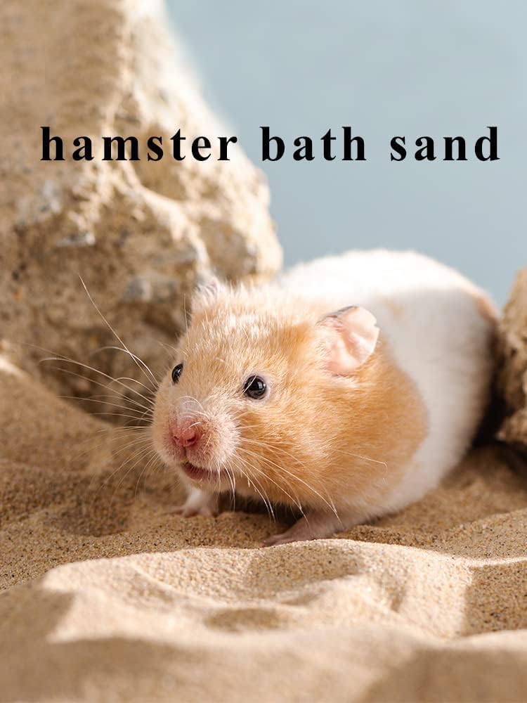 Hamster Bath Sand, 15.4lb Dust Free Desert Sand or Potty Litter Sand for Hamster Chinchillas Gerbil Syrian Mice Small Animals(Beige) - Image 2