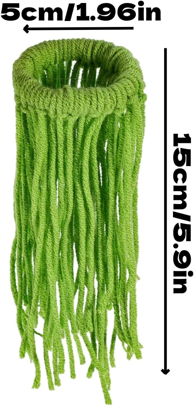 Spawning Mop Handmade Fish Breeding Grass Fish Tank Breeding Mop Decorative Aquarium Plants Floating Green Aquarium Decor for Securing Eggs and Protecting New Fry - Image 2