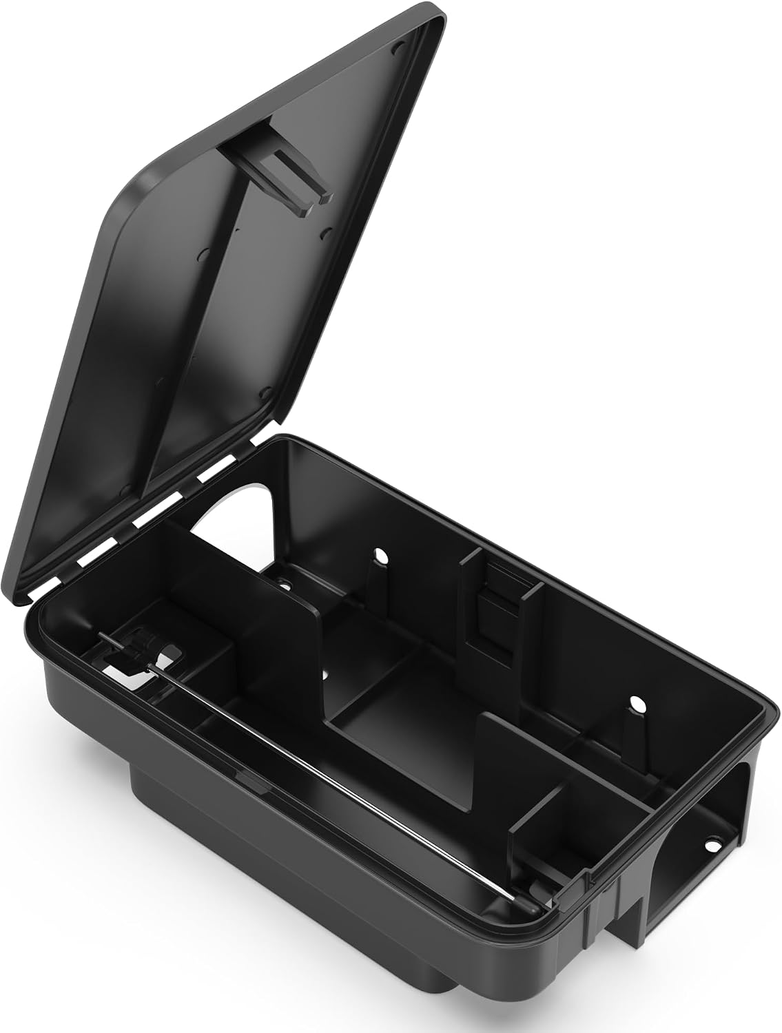 Mice&Co Rat Bait Stations 2 Pack – Lockable Rodent Traps for Outside & Inside – Heavy Duty, Weather-Resistant Bait Boxes with Dual Entry – Tamper-Proof Design – Child & Pet Safe - Image 2