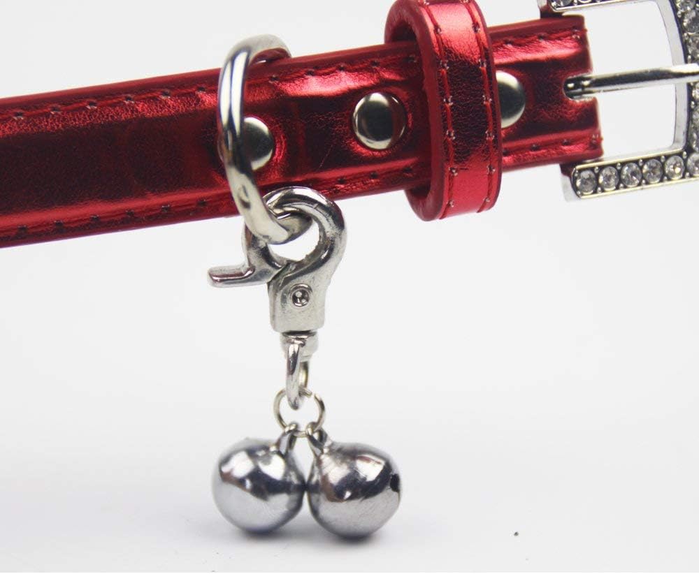 EXPAWLORER Cat Bell 2 Pack - Cat Collar Accessories Bells Loud with Claw Buckle, Pet Jingle Charm Ornament Training Pendant Jewelry, Tracker for Saving Birds, Neck Decoration for Dogs Kitten, Silver | Pet Bell Jingle Collar Charm Ornament Training Pendant Jewelry with Buckle, Loud Tracker for Saving Birds, Silver - Image 4