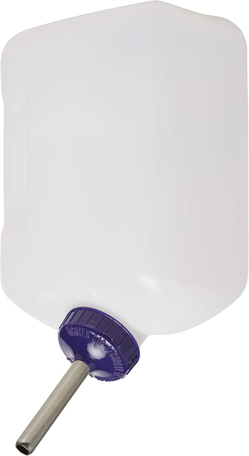 Lixit® All-Weather Rabbit Water Bottle - 64 Ounce Widemouth Cage Water Bottles for Rabbits, Ferrets, Guinea Pigs, Rats, and Other Small Animals (White, 64 Ounce) - Image 4
