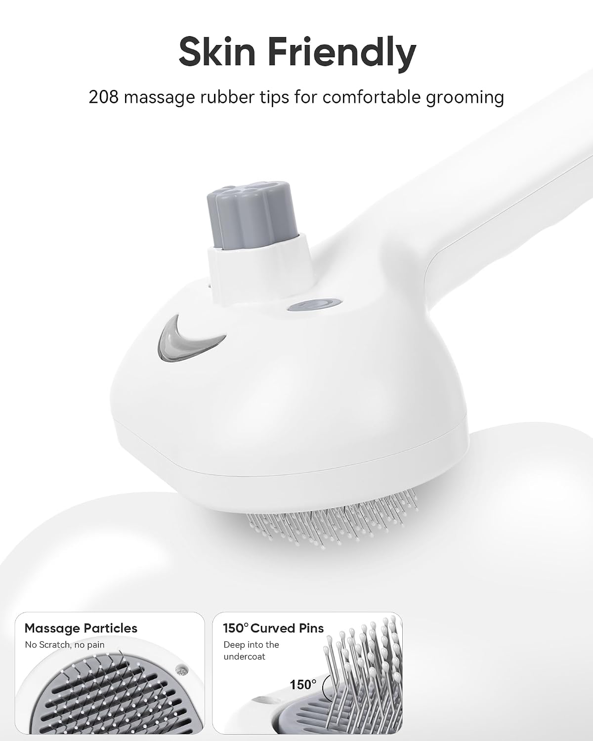 Pet Steam Brush Dog Cat 2026 New Grooming Comb for Shedding, Floating Hair, Smooth & Detangling, Gentle Cool Mist Softens Hair Reduces Static Helps Pets Who Dislike Bathing,Includes Waterless Shampoo - Image 5