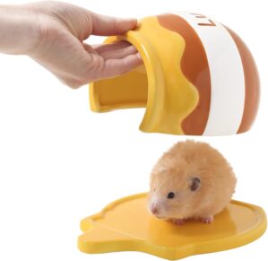 Honey Shaped Ceramic Hamster Hideou...