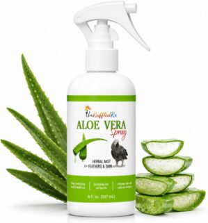 UnRuffledRx Aloe Vera Bird Spray fo...
