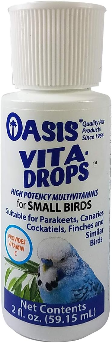 OASIS #80257 Vita Drops for Small Birds, 2- ounce liquid multivitamin - Image 2