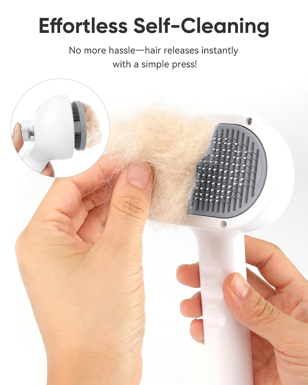 Pet Steam Brush Dog Cat 2026 New Grooming Comb for Shedding, Floating Hair, Smooth & Detangling, Gentle Cool Mist Softens Hair Reduces Static Helps Pets Who Dislike Bathing,Includes Waterless Shampoo - Image 7