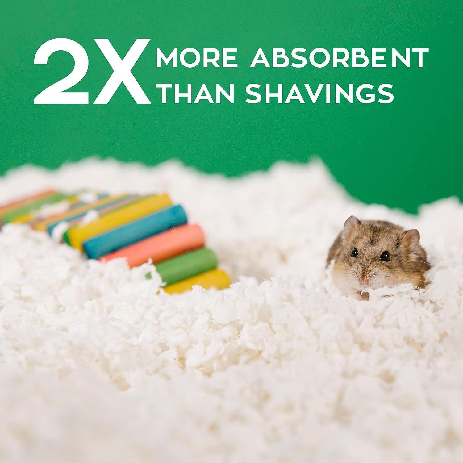 Carefresh 99% Dust-Free White Natural Paper Small Pet Bedding, Hamster Bedding, with Superior 10 Day Odor Control & Absorption, for Guinea Pigs, Hamsters, Rabbits, & Rats, 50 L - Image 6