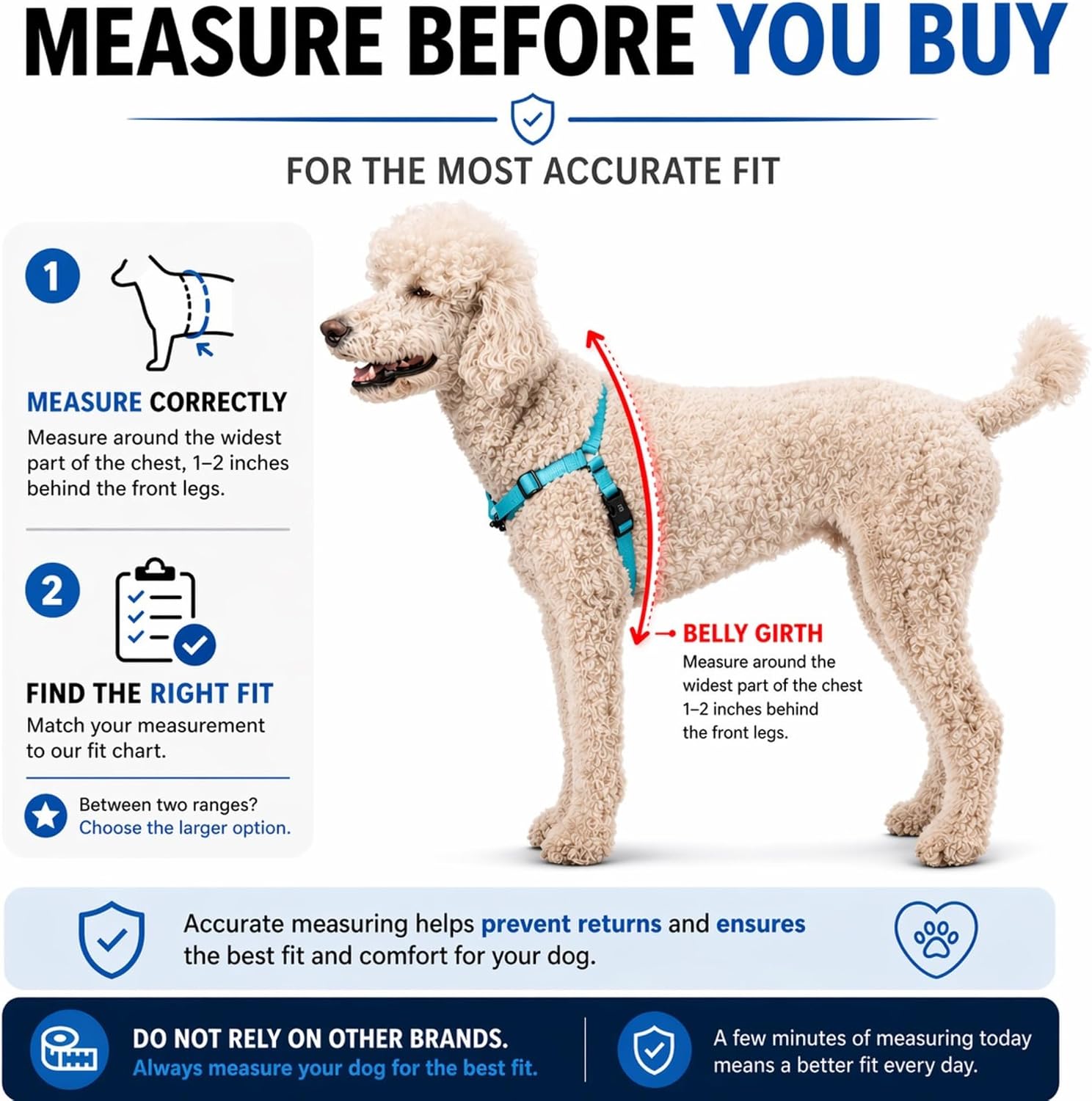 ShawnCo Dream Walk Pro Dog Harness- No-Pull, Comfortable, Adjustable, Easy to Use Pet Halter to Help Stop Pulling for Small, Medium and Large Dogs (Driftwood, Large) - Image 5