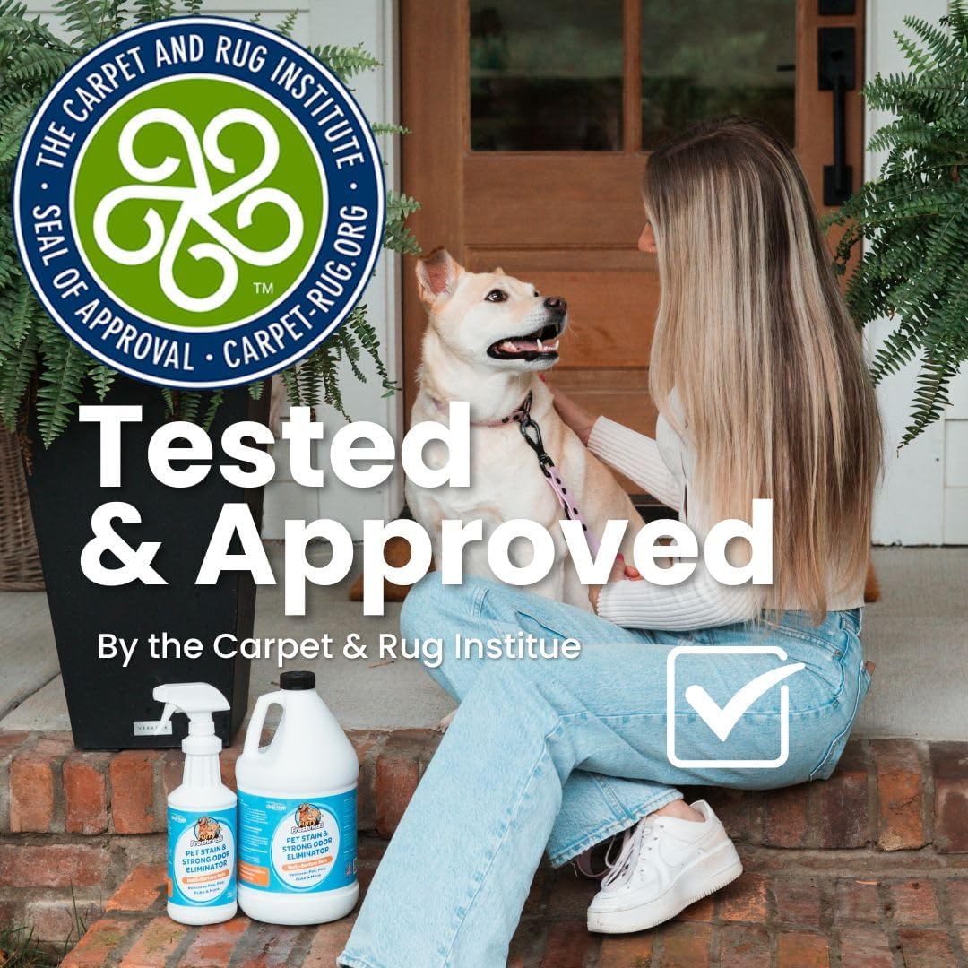 FurryFreshness Extra Strength Cat or Dog Pee Stain & Permanent Odor Remover + Smell Eliminator -Removes Stains from Pets & Kids Including Urine or Blood- Lifts Old Carpet Stains- 32oz Spray - Image 5