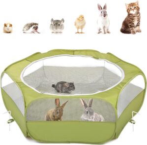 Pawaboo Small Animals Playpen, Wate...