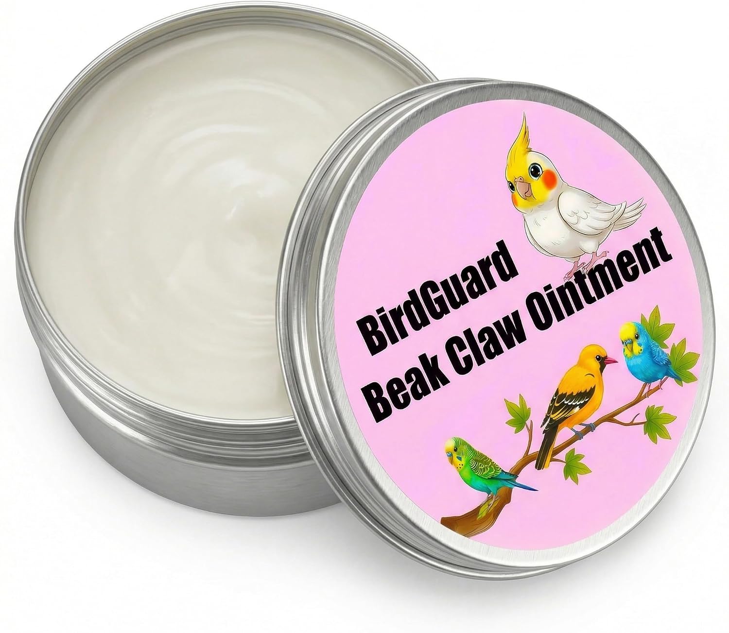 2.5 Oz Bird Beak Moisturizer & Foot Balm for Parrots, Natural Oil for Dry Cracked Beak & Skin, Bird Feet Care Cream for Cockatiel, Conure, Parakeet Grooming Supplies - Image 6